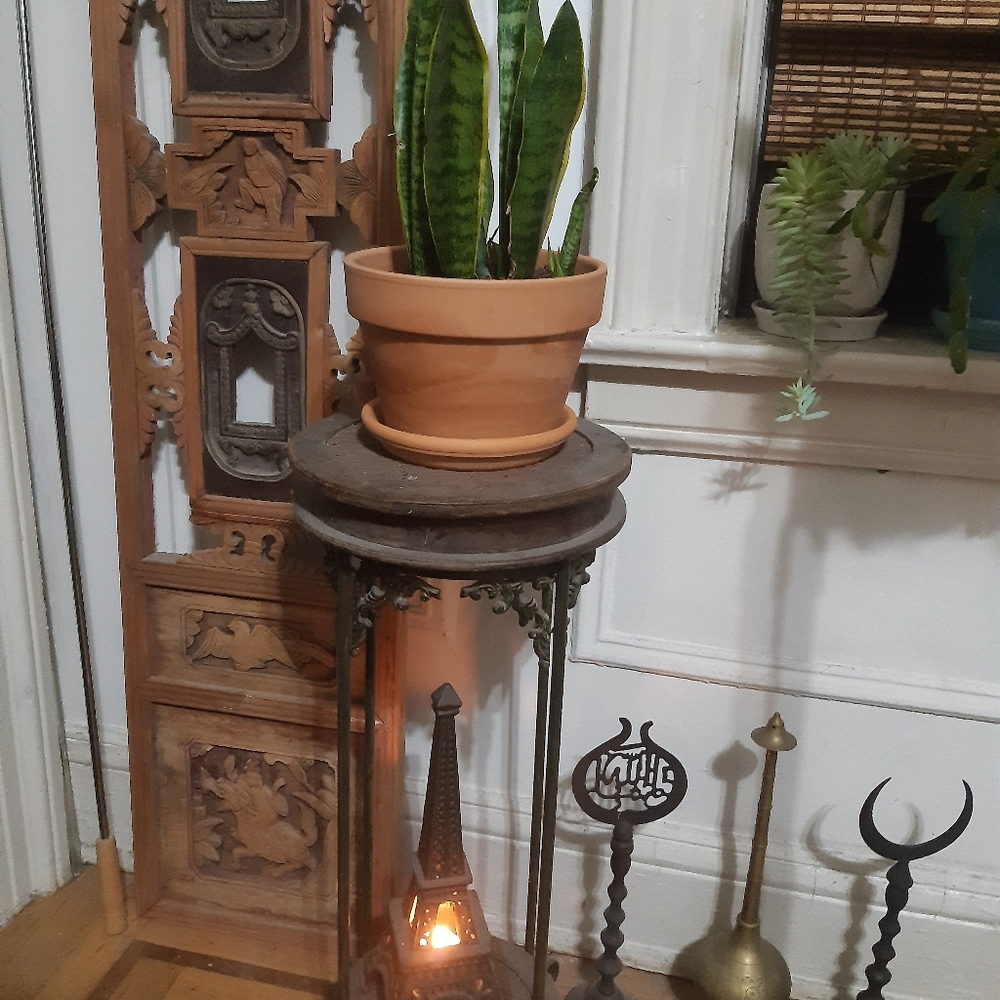 French Cast Iron Paris Eiffle Tower Lantern